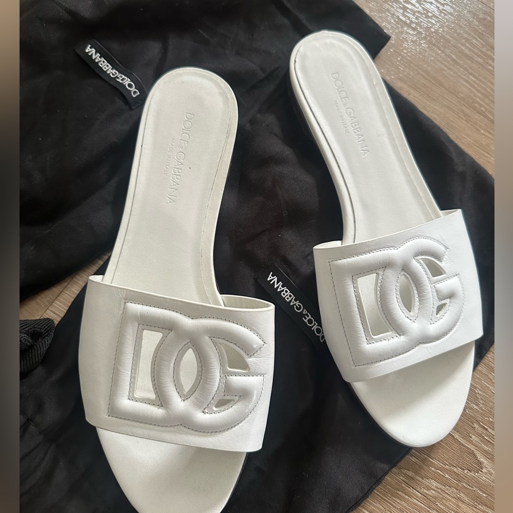 Dolce and Gabbana slides.